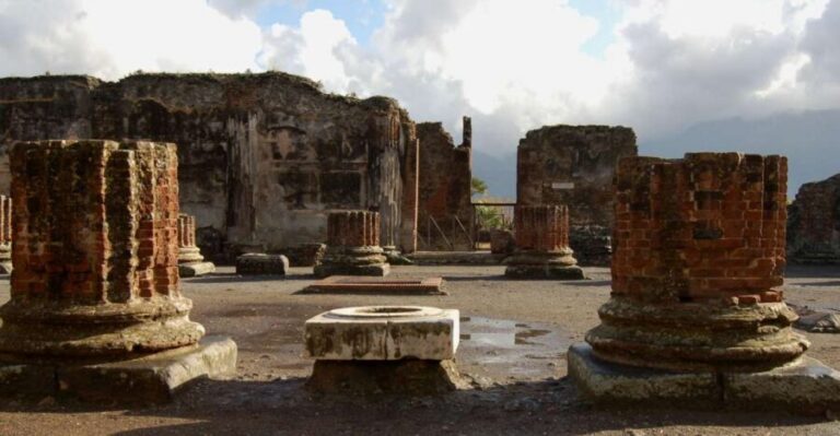 From Sorrento: Herculaneum and Pompeii Group Excursion - From Sorrento Pickup to the Right Pace on the Bus