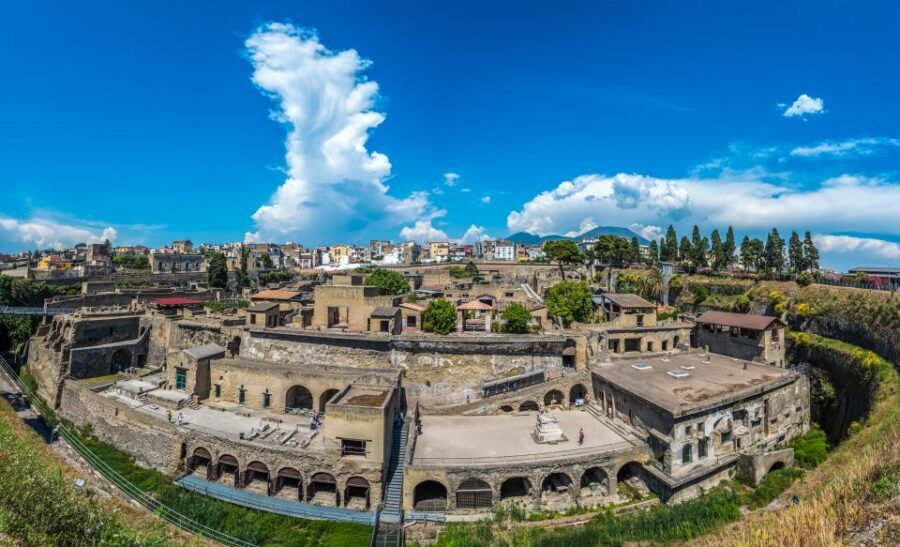 From Sorrento: Pompeii by Train with Vesuvius & Guided Tour - The Vesuvius Plan: bus ride, crater walk, and Naples bay views