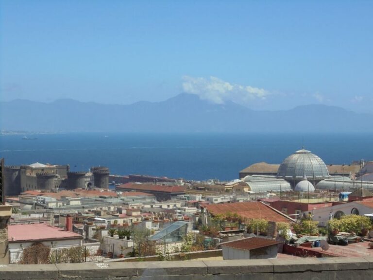 Naples: Naples, Pompeii, and Vesuvius Full-Day Tour - Naples city tour: Piazza del Municipio, Castel Nuovo, and the bay views